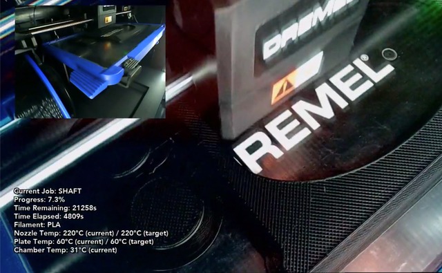 Dremel API data in OBS livestream